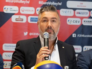 Prezident Slovenskej volejbalovej federácie Martin Kraščenič.