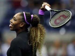 Serena Williamsová na US Open 2019.