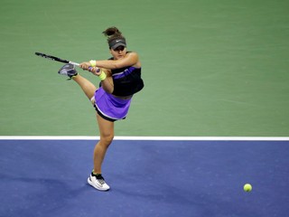 Bianca Andreescoá vo finále US Open 2019.