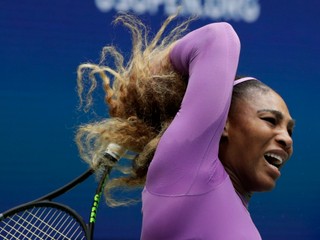 Serena Williamsová počas finále US Open 2019.