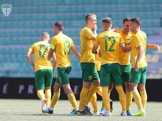 Hráči MŠK Žilina B sa v sobotu tešili z výhry. Ilustračné foto.