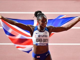Britská bežkyňa Dina Asherová-Smithová.