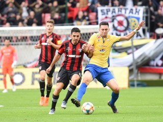 Momentka zo zápasu Spartak Trnava - DAC Dunajská Streda.