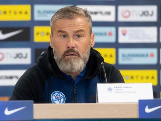 Tréner slovenskej futbalovej reprezentácie Pavel Hapal.