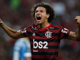 Willian Arao z Flamenga sa raduje z postupu do finále.
