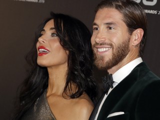 Sergio Ramos s partnerkou Pilar Rubiovou.