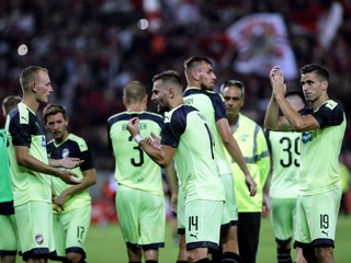 Hráči Viktorie Plzeň.