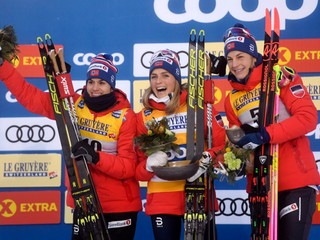 Nórske reprezentantky obsadili všetky tri pódiové umiestnenia.