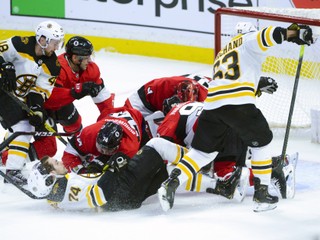 Zápas Bostonu Bruins a Ottawy Senators