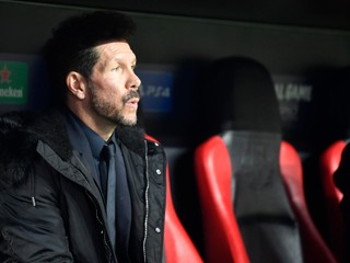Tréner Atletica Madrid Diego Simeone.