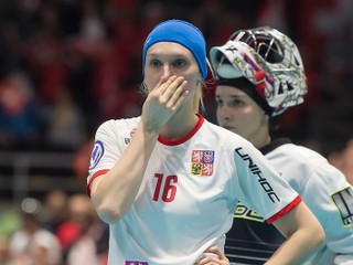Florbalistky Česka po semifinále MS vo florbale žien 2O19.