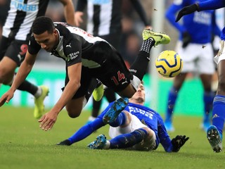 Zápas 21. kola Premier League 2019/2020 Newcastle United - Leicester City.