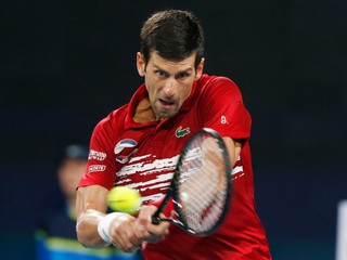 Novak Djokovič na ATP Cupe.