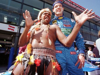 Alexander Wurz ešte ako jazdec tímu Benetton.