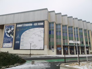 Zimný štadión v Spišskej Novej Vsi. 