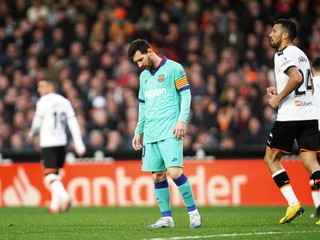 Lionel Messi z FC Barcelona.