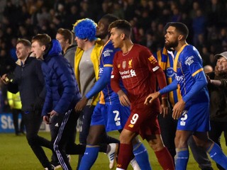 Zápas Strewsbury - Liverpool.