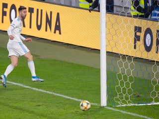 Andraž Šporar ešte v drese ŠK Slovan Bratislava.