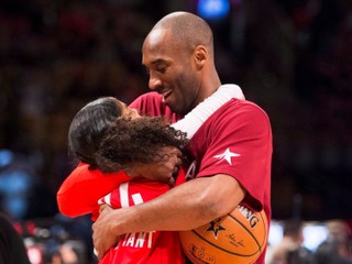 Kobe Bryant so svojou dcérou.