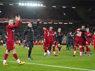 Futbalisti Liverpool FC.