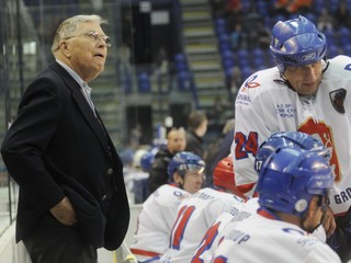 Karol Fako (vľavo) v roku 2011 počas exhibičného zápasu.