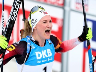 Nórka Marte Olsbuová Röiselandová stanovila nový rekord na MS v biatlone.