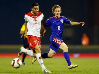Alen Halilovič (vpravo) nastúpil v zostave Chorvátska už v šestnástich rokoch.
