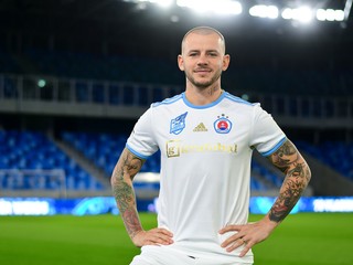 Vladimír Weiss v drese Slovana.
