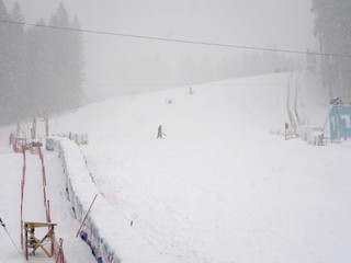 V stredisku v Hinterstoderi panuje nepriaznivé počasie.