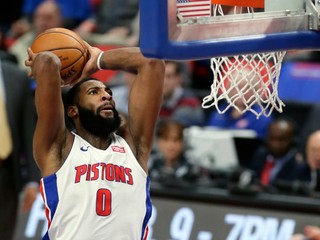 Andre Drummond počas pôsobenia v Detroite Pistons.