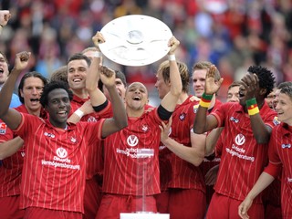 Futbalisti 1.FC Kaiserslautern na ilustračnej fotografii