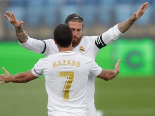 Sergio Ramos a Eden Hazard.