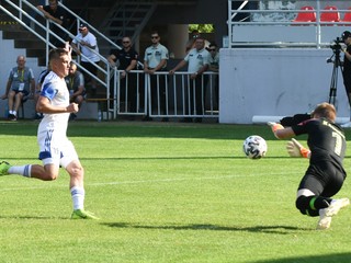 Ondrej Vrábel (vľavo) z FC Nitra - ilustračná fotografia.