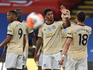 Futbalisti Manchester United.
