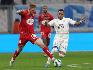 Zo zápasu Olympique Marseille - Stade Brest. (Ilustračná snímka)