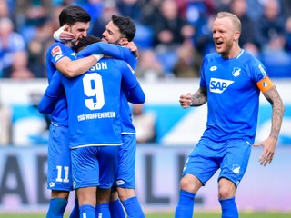 Futbalisti Hoffenheimu - ilustračná fotografia.