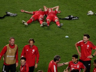 Momentka zo zápasu Bayern Mníchov - PSG.