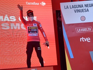 Primož Roglič na Vuelta 2020.