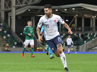 Michal Ďuriš rozhodol zápas Severné Írsko - Slovensko, baráž EURO 2020.