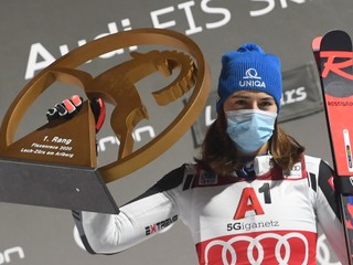 Petra Vlhová po triumfe v Lechu.