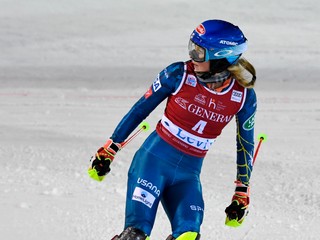 Mikaela Shiffrinová počas SP v Levi 2020.