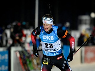 Nórsky biatlonista Tarjei Bö. 