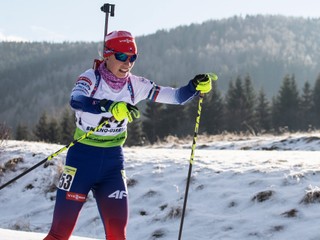 Slovenská biatlonistka Aneta Smerčiaková.