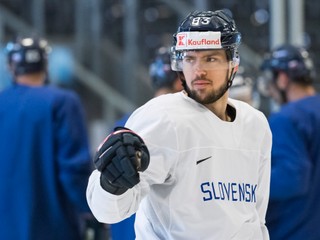 Slovenský hokejista Martin Bakoš. 