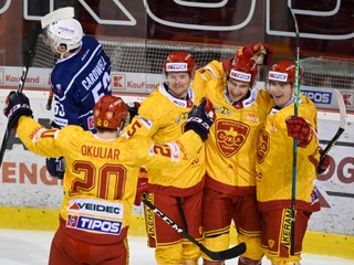 Radosť Trenčína v zápase proti Nitre.