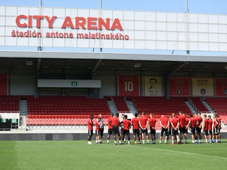 Futbalisti Spartaka Trnava - ilustračná fotografia.