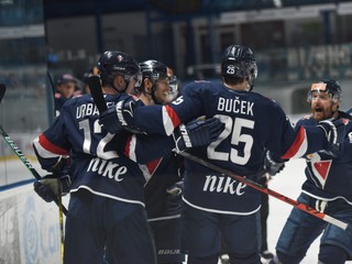 Hokejisti HC Slovan Bratislava.