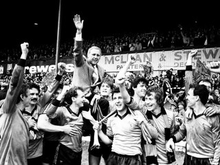Jim McLean doviedol škótsky klub Dundee United k ich jedinému titulu. Klub viedol 22 rokov.