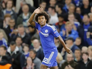 Willian predvádza ako jeden z mála hráčov v Chelsea túto sezónu dobré výkony.