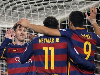 Lionel Messi, Neymar a Luis Suárez.
